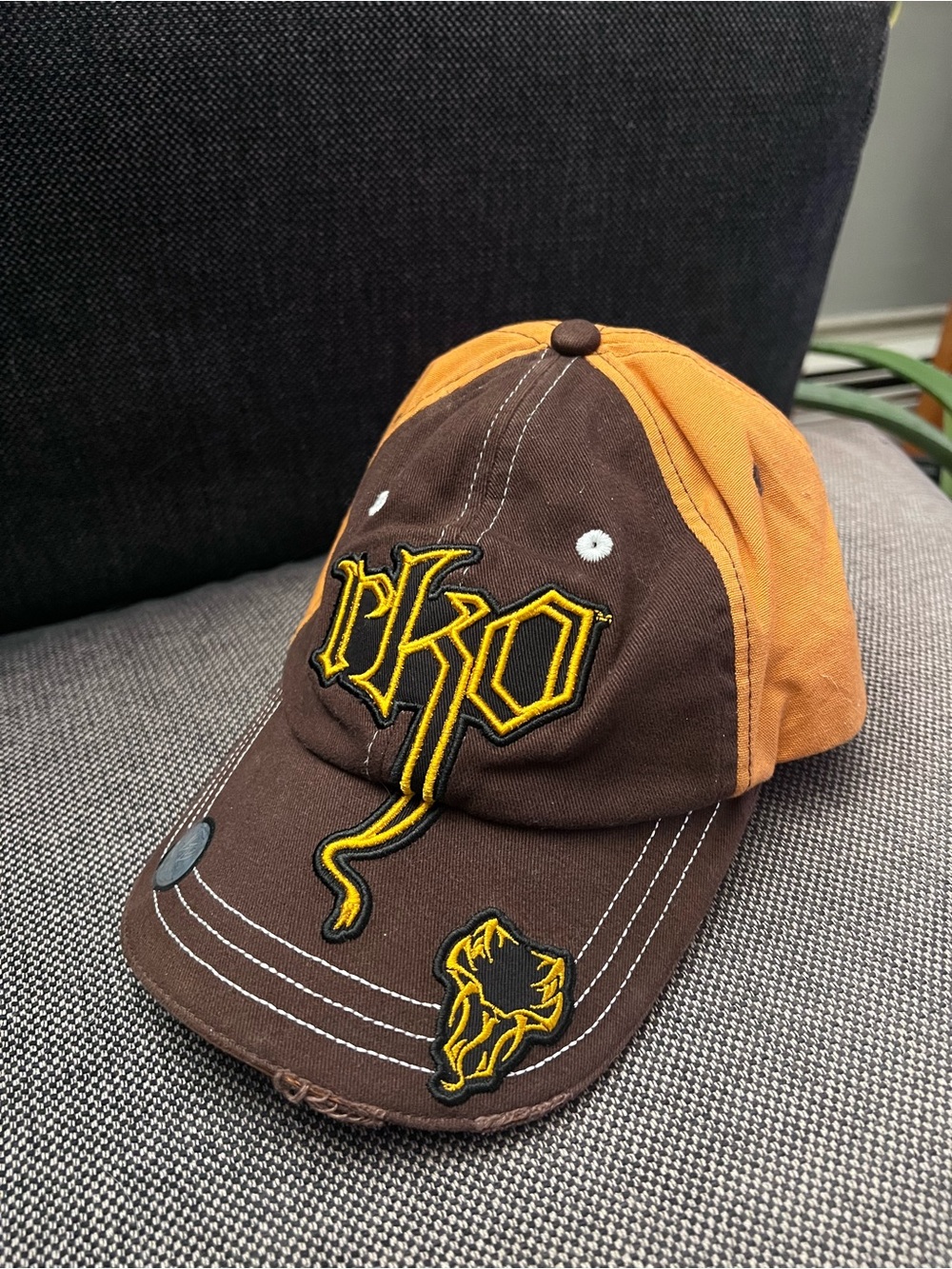 WWE Brown and Orange RKO Embroidered Baseball Cap